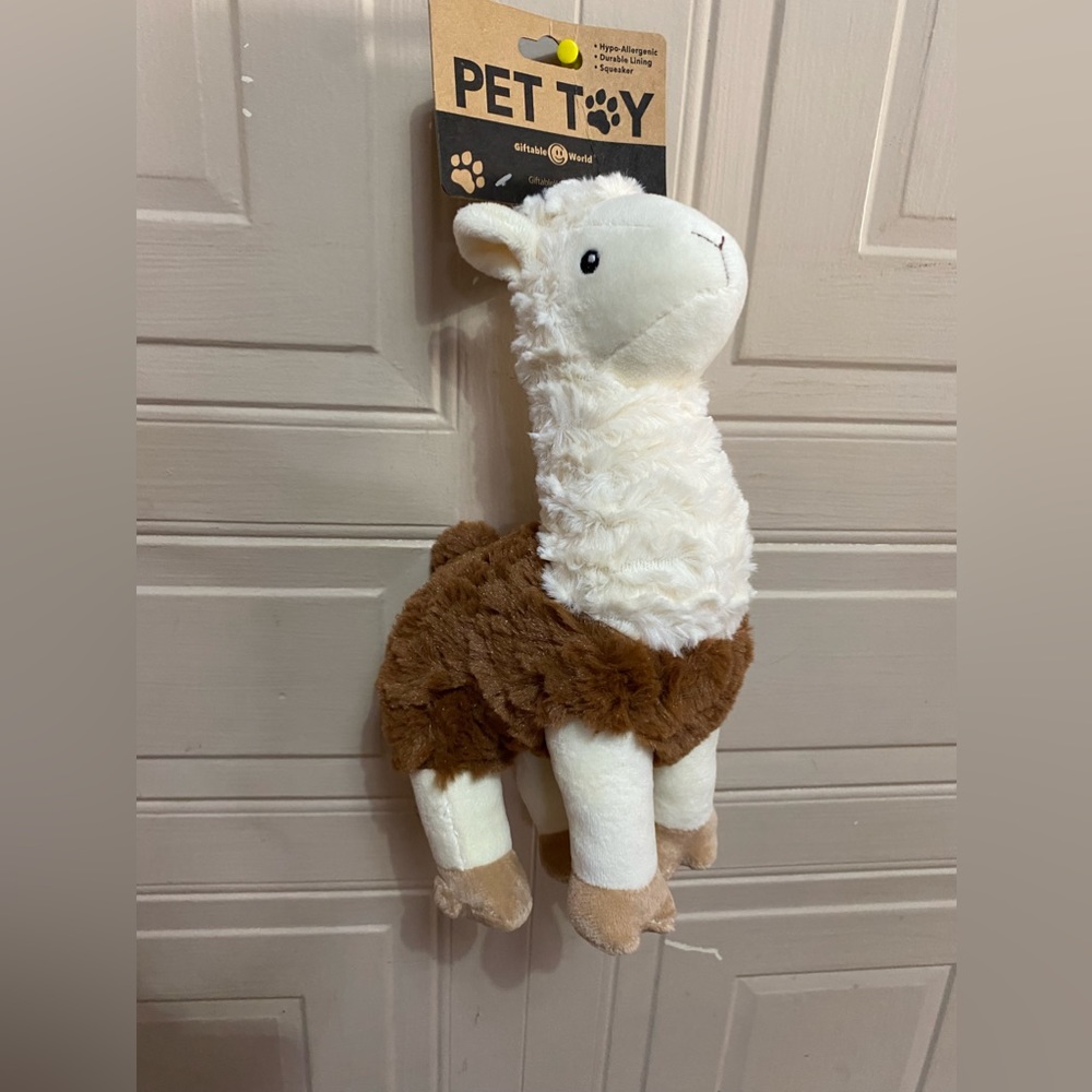- Giftable World Dog Toy Lama With Squeaker 11”